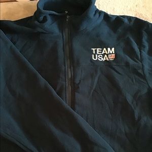 Team USA Zip Up Fleece Jacket Size 3XL